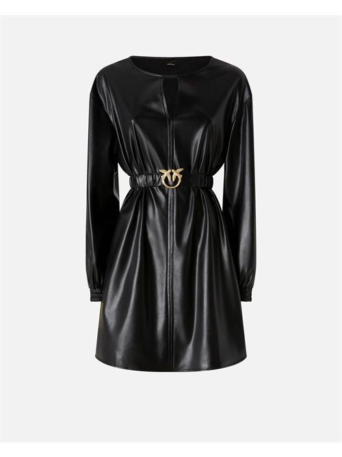 Abito corto effetto pelle PINKO | 105587A2P4/Z99